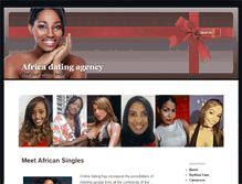 Tablet Screenshot of africadatingagency.com